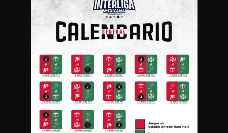 Olmecas ya tienen fechas para la Interliga Mexicana