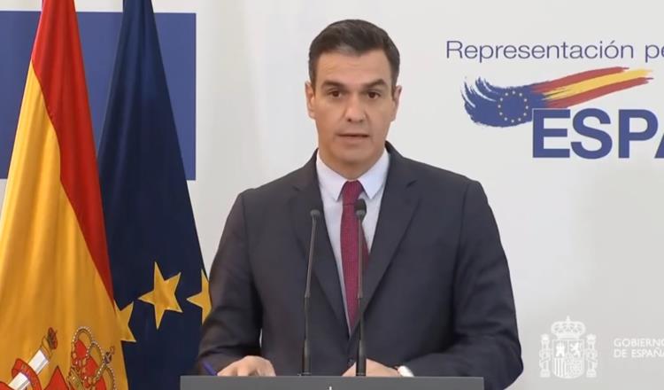 Acusa Pedro Sánchez a PP y Vox, de imitar a Trump de cara a las elecciones