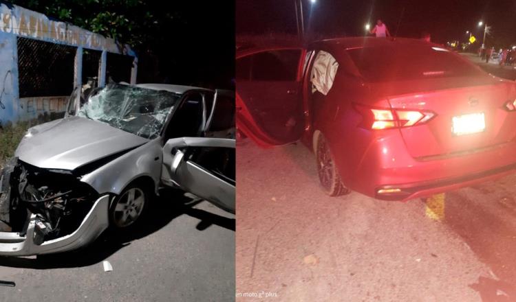 Accidente en la Cárdenas-Huimanguillo deja dos heridos
