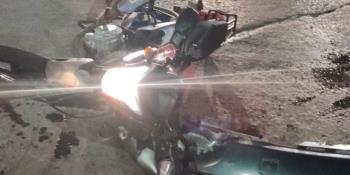 Se registran dos accidentes de motociclistas en Centro