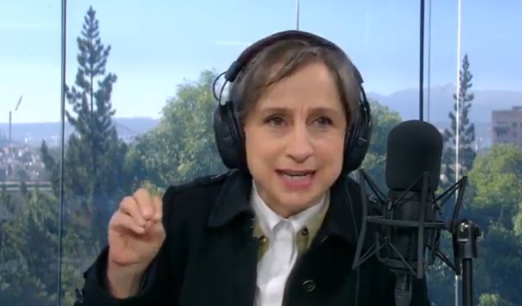 Rechaza Aristegui que Madrazo o Salinas Pliego la financien; se deslinda de Loret