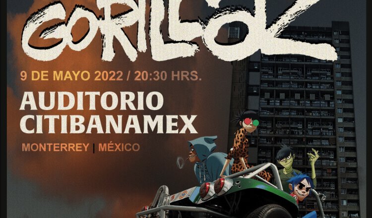 4 años después... Gorillaz regresa a México