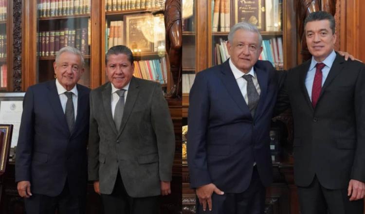 Recibe AMLO a gobernadores morenistas en Palacio Nacional