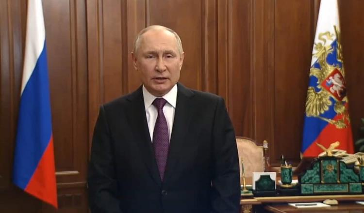 Anuncia Putin “operación militar” en el este de Ucrania