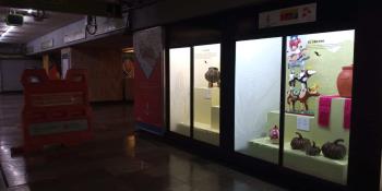 Estación del metro alberga exposición de artesanos del Sur, Centro y Norte del país