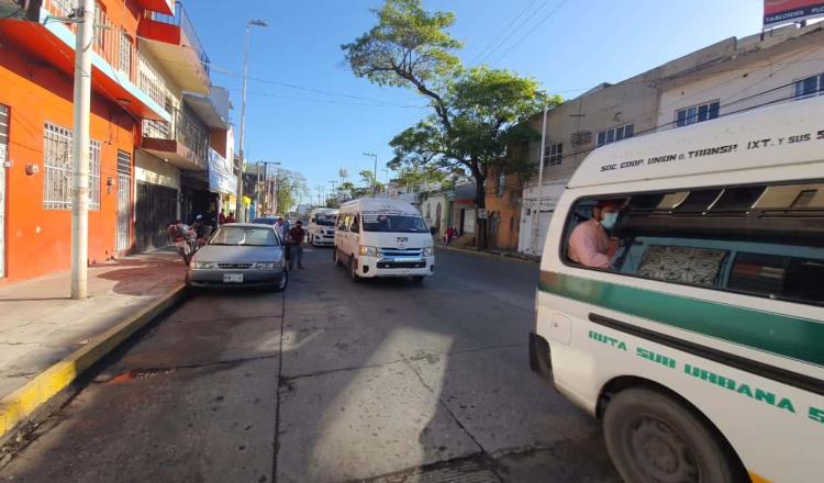 Desnudan modus operandi de “asalta transportes” en calles de Villahermosa