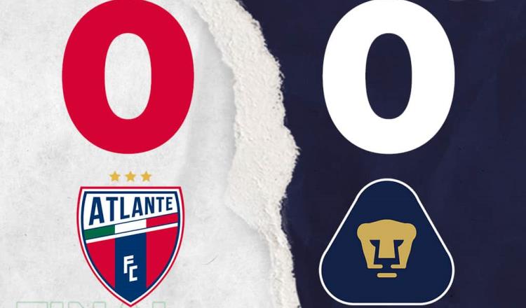 Pumas Tabasco empata 0-0 con el Atlante