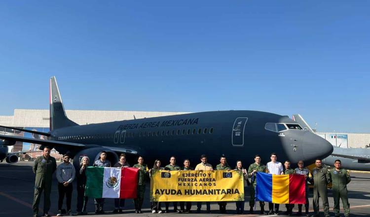 Sale de México avión militar para retornar a connacionales evacuados de Ucrania