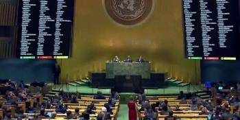 Aprueban en la ONU resolución que deplora agresión de Rusia a Ucrania