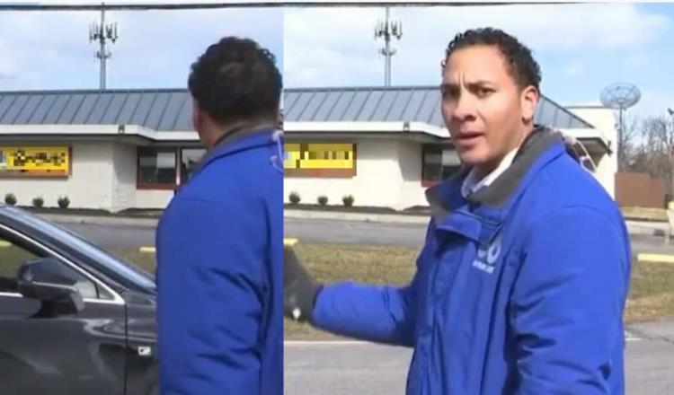 Reportero es interrumpido por su madre durante enlace en vivo