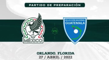 Selección Mexicana pacta partido contra Guatemala en Florida