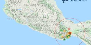 Sismo de magnitud 5.6 sacude a tabasqueños; el epicentro fue en Oaxaca