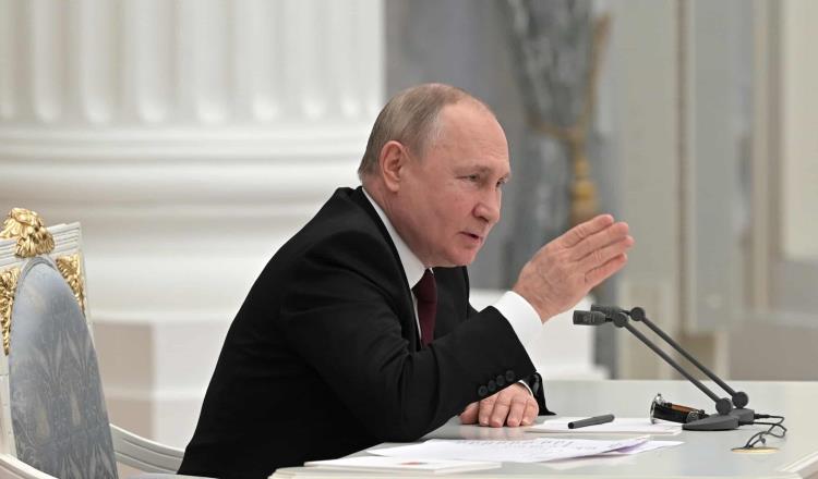 Sanciones occidentales a Rusia son como una declaración de guerra, afirma Putin