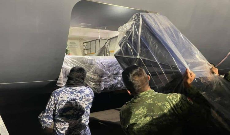 Segundo vuelo de México a Rumanía llevará 1.5 toneladas de colchonetas y medicinas