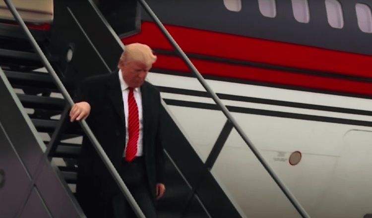 Aterriza de emergencia avión en el que viajaba Trump, en Nueva Orleans