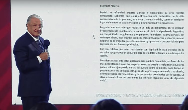 Recomienda Obrador a presidente de Argentina pagar deuda al FMI