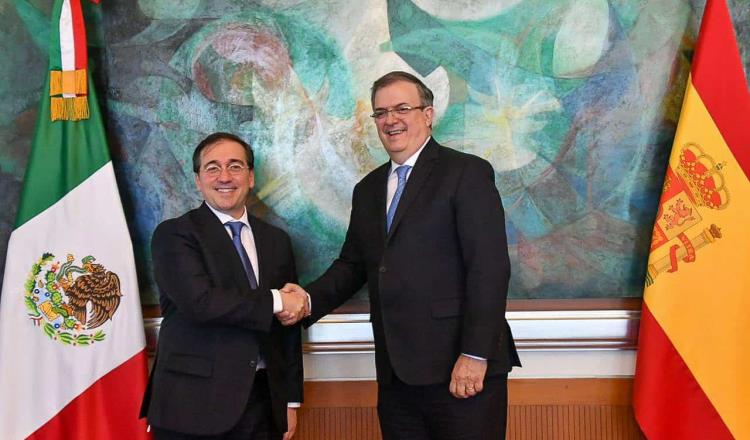 “Tenemos un futuro promisorio” dice Ebrard en reunión con canciller español