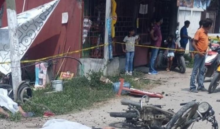 Pierden la vida 3 tras accidente en motocicleta en Cárdenas