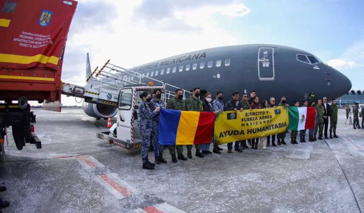 Llega segundo avión a Rumania para repatriar a mexicanos en Ucrania