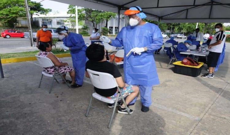 Reporta Tabasco mínimos contagios de COVID-19