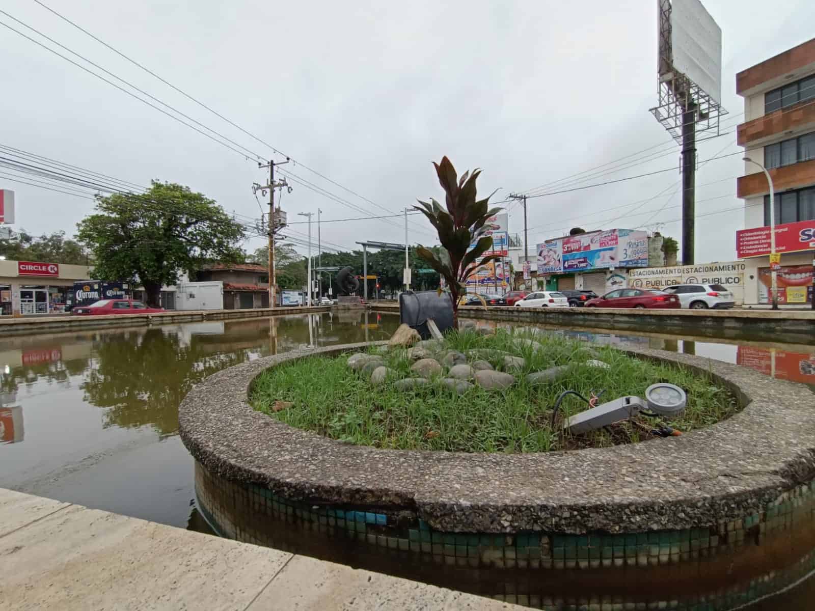Se apagan las fuentes de Villahermosa... por vandalismo y robos