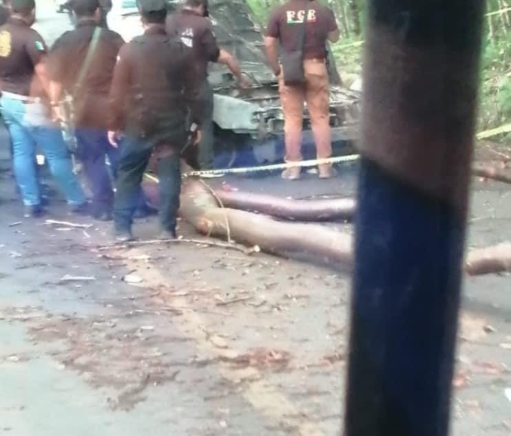 Reportan balacera y autos quemados en Solosuchiapa, Chiapas