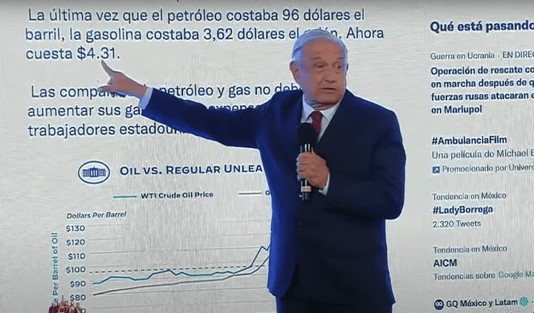 Obrador sugiere a Biden establecer tope máximo al precio de la gasolina