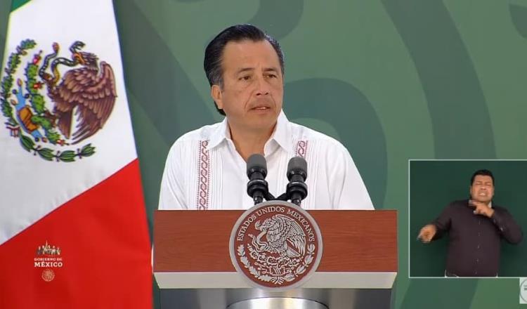 Intentó INE usar la veda para coartar la libertad de expresión sobre Revocación de Mandato, acusa gobernador de Veracruz