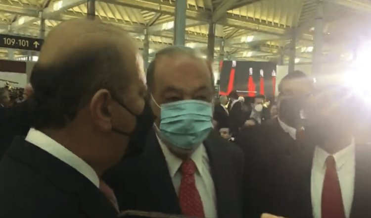 Empresarios respaldan inauguración del nuevo AIFA;  es espectacular: Carlos Slim