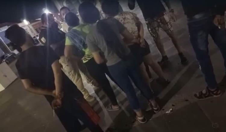 Migrantes pernoctaron en Plaza de Armas pese a operativo de SSPC para llevarlos al albergue