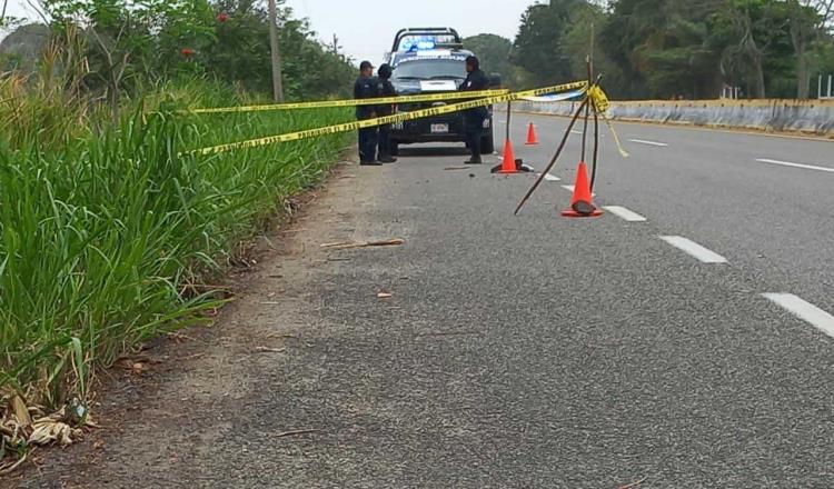 Hallan sin vida a hombre en la Huimanguillo-Cárdenas