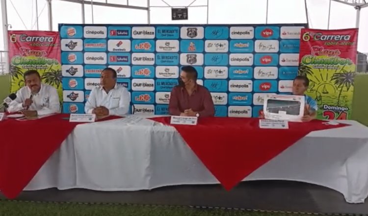 Anuncian Carrera Atlética sobre Arena; se realizará el 24 de abril en playa Chambor