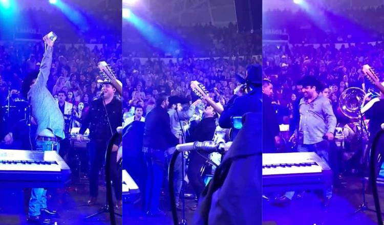 Julión Álvarez se emborracha en concierto; confirma en Tik Tok que era él