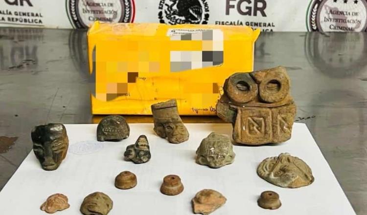 Asegura FGR 14 piezas prehispánicas en Baja California