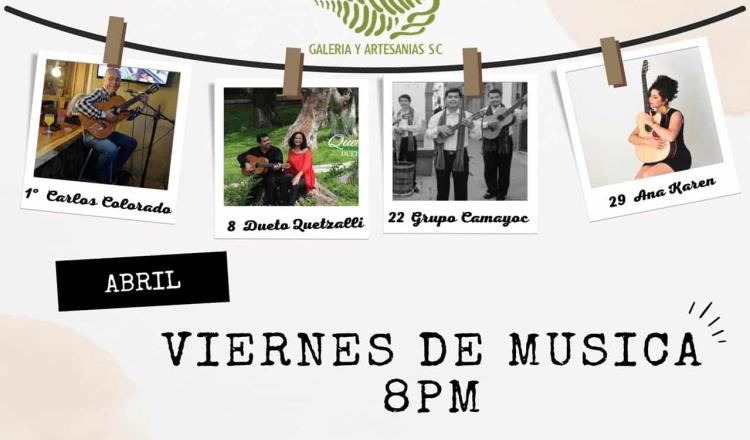 Los viernes de abril serán de música en Mukul-Ja