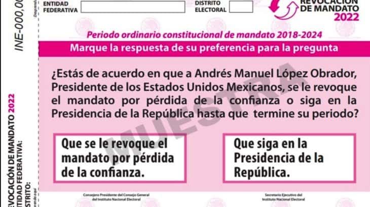 Mexicanos en el extranjero tendrán tercera opción en papeleta electrónica de Revocación de Mandato