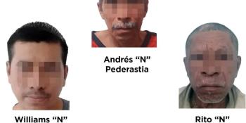 Detienen a 5 personas por abigeato, robo, pederastia y violación