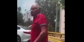 Sujeto agrede a automovilista en pleno Eje 3 Oriente de la CDMX