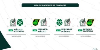 México comenzará su paso en la Liga de Naciones el 11 de junio