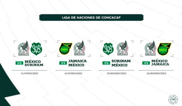 México comenzará su paso en la Liga de Naciones el 11 de junio