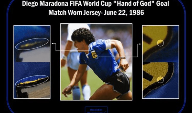 Jersey de la ‘Mano de Dios’ de Maradona alcanza cifra inesperada en subasta