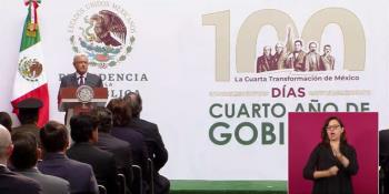 Informe trimestral del 4to. año de gobierno de AMLO