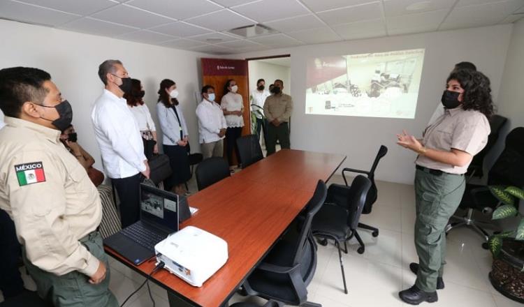 Oficina de asuntos antinarcóticos de la Embajada de EU, visita la Fiscalía de Tabasco