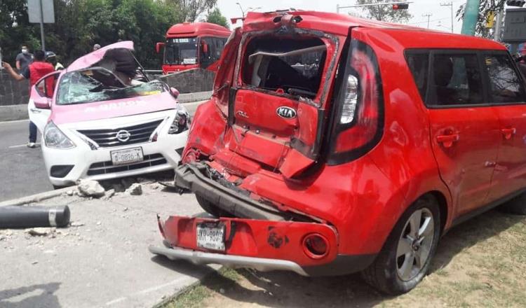 Camión se queda sin frenos, hay 4 personas graves; ocurrió en Tlalpan