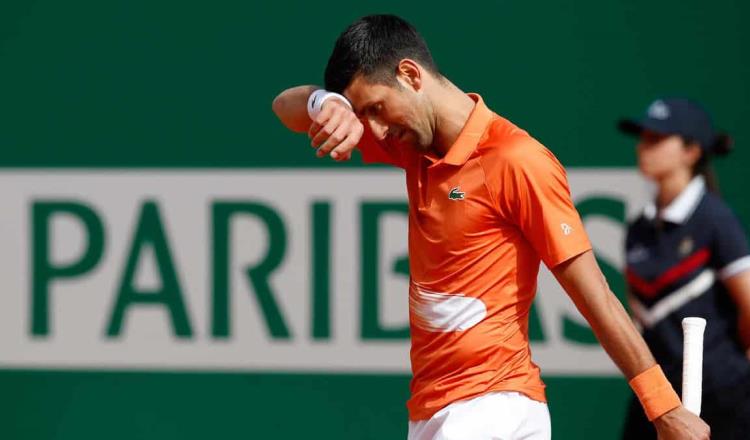 Djokovic cae en su regreso al Masters 1000 de Montecarlo