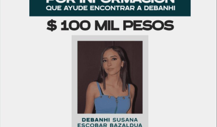 Ofrecen 100 mil pesos de recompensa para localizar a Debanhi Escobar
