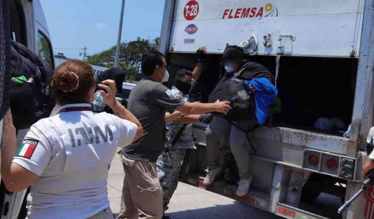 INM ha asegurado a 10 mil migrantes en su paso por Tabasco en 2022