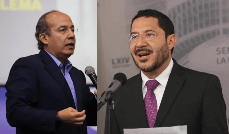 Se confrontan en redes Felipe Calderón y Martí Batres por Reforma Eléctrica