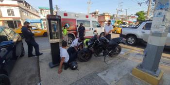 Atropellan a motociclista en Paseo de La Sierra