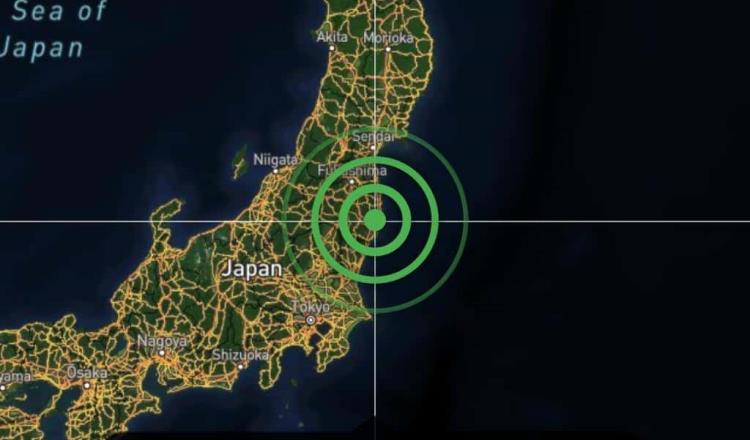 Sismo de magnitud 5.3 sacude costa oriental de Japón